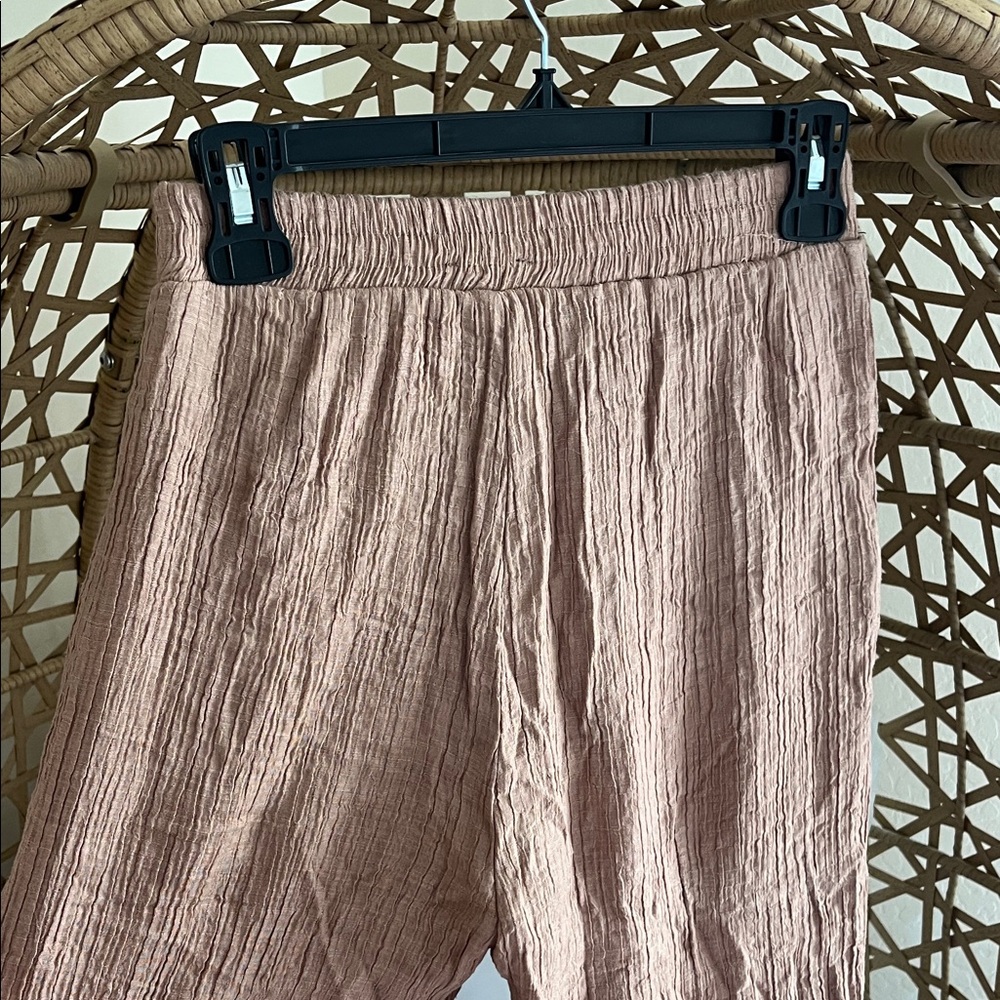 Lightweight Crinkle Drawstring Pants - image 4